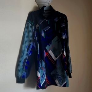 90's Men's Lotto Goalie Shirt Cacio Italia   Large.  Made in Italy